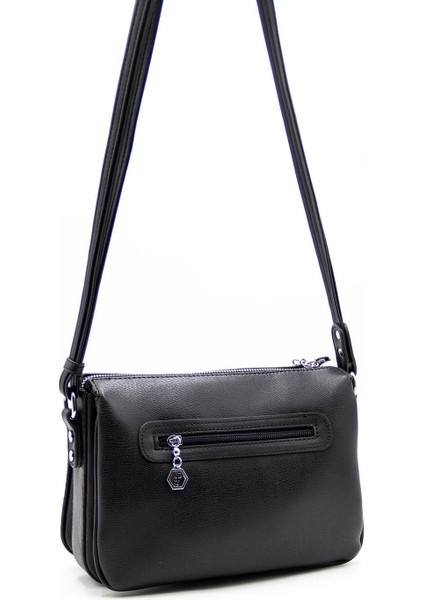 Silver & Polo Siyah - Siyah SP784 Kadın Çapraz Çanta fırsatları