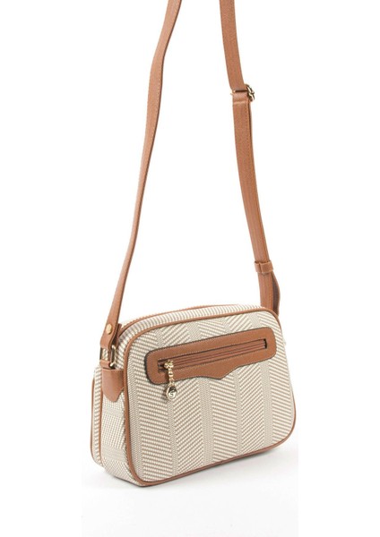 Bej - Taba SP491 Kadın Çapraz Çanta modelleri