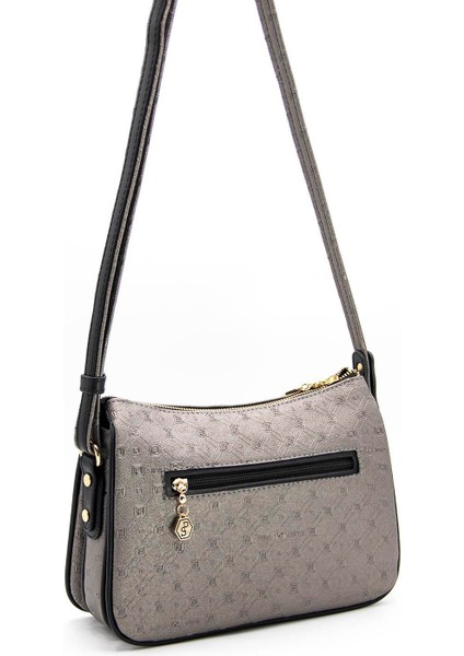 Silver & Polo Platin - Siyah SP818 Kadın Çapraz Çanta modelleri