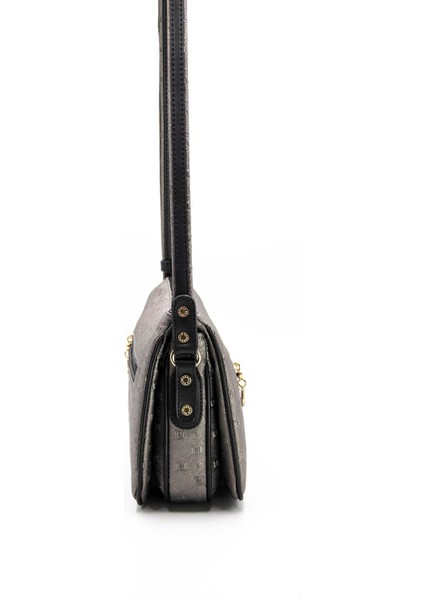 Silver & Polo Platin - Siyah SP818 Kadın Çapraz Çanta fırsatları