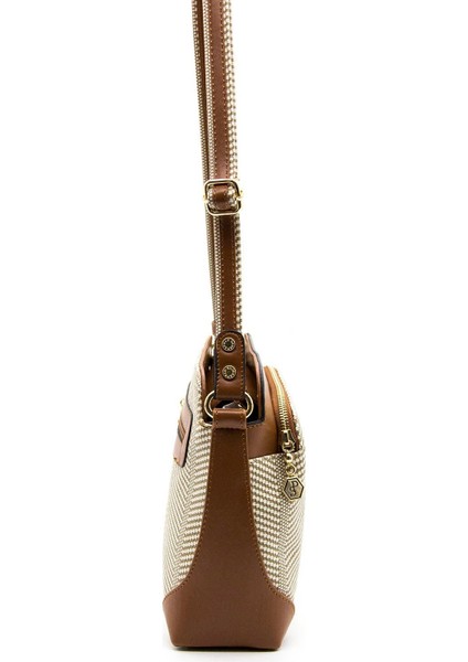 Silver & Polo Bej - Taba SP364 Kadın Çapraz Çanta modelleri