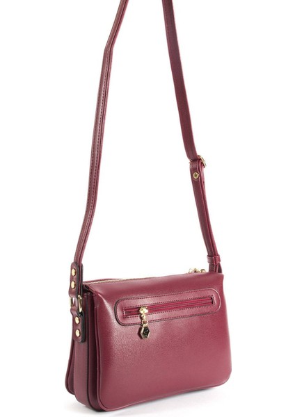 Silver & Polo Bordo - Bordo SP784 Kadın Çapraz Çanta modelleri