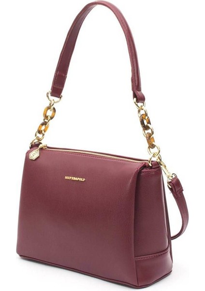 Silver & Polo Bordo - Bordo SP910 Kadın Çapraz Çanta fiyatları