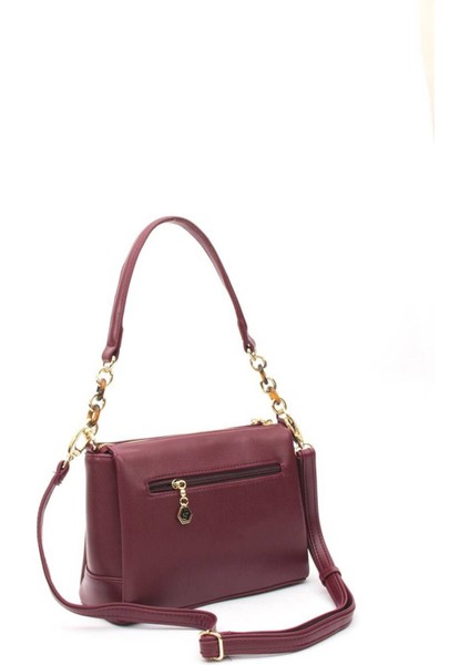 Silver & Polo Bordo - Bordo SP910 Kadın Çapraz Çanta modelleri