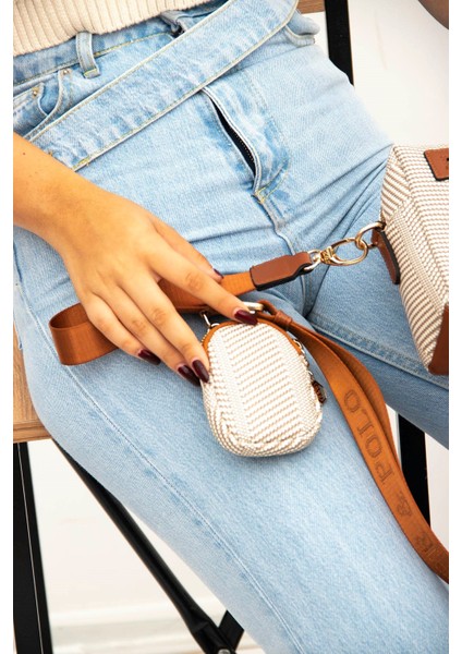 Bej - Taba SP1038 Kadın Çapraz Çanta modelleri