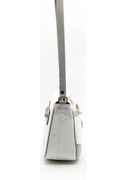Silver & Polo Beyaz - Antrasit SP1060 Kadın Çapraz Çanta modelleri