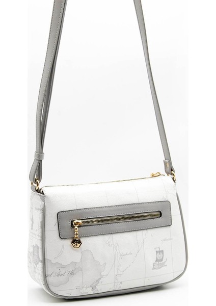 Silver & Polo Beyaz - Antrasit SP1060 Kadın Çapraz Çanta fırsatları