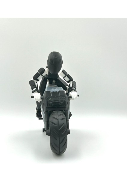3D Baskı Spor Motosiklet + Dummy Sürücü Figürü – Hareketli Tekerlekli Koleksiyon Seti fırsatları