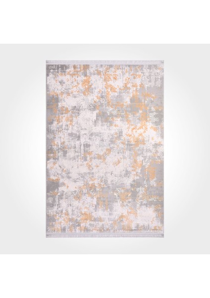 Kalani Modern Gri Pamuk Dikdörtgen Modern Desenli Akrilik Hav Vermeyen Leke Tutmayan Kolay Temizlenen Yumuşak Makine Salon Yolluk Mutfak Halı