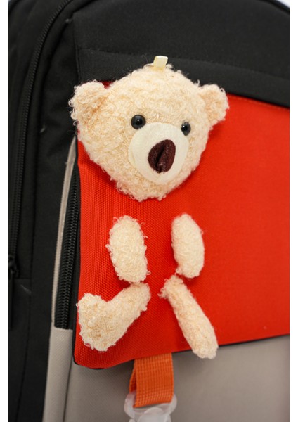 Peluş Ayıcık Detaylı Kız Çocuk Ilkokul Çanta Seti indirimleri