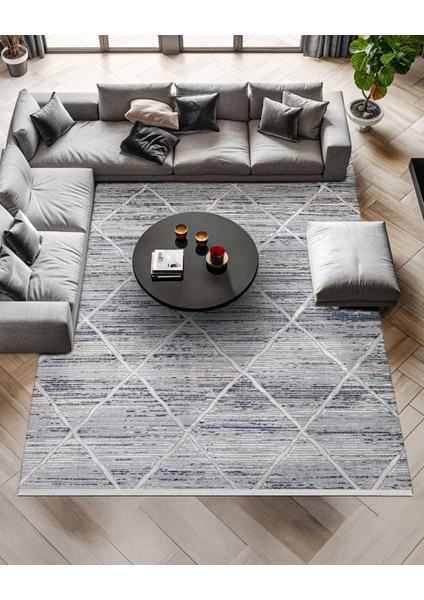 Gri Geometrik Etnik Modern Desenli Pamuk Makinada Yıkanabilir Hav Toz Vermez Leke Tutmayan Kaymaz Taban Dijital Makine Baskı Salon Yolluk Mutfak Halı fırsatları