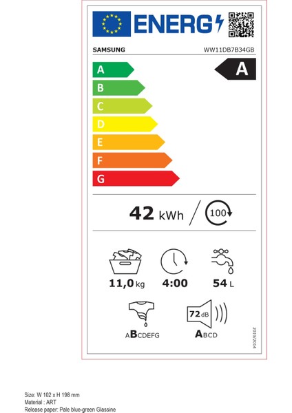 WW11DB7B34GBAH Çamaşır Makinesi fiyatları