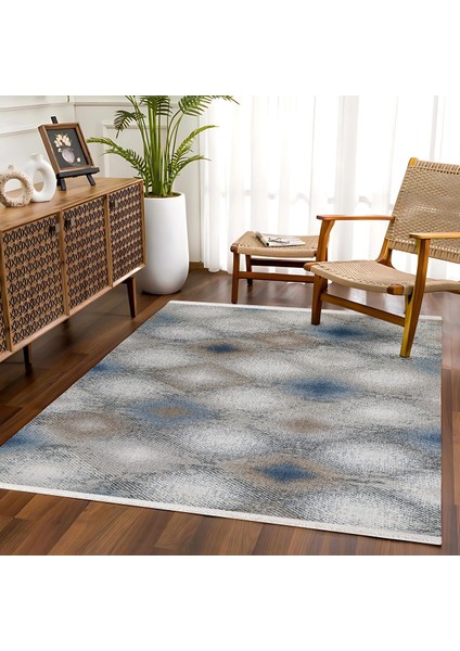 Gri Geometrik Etnik Modern Desenli Pamuk Makinada Yıkanabilir Hav Toz Vermez Leke Tutmayan Kaymaz Taban Dijital Makine Baskı Salon Yolluk Mutfak Halı fırsatları