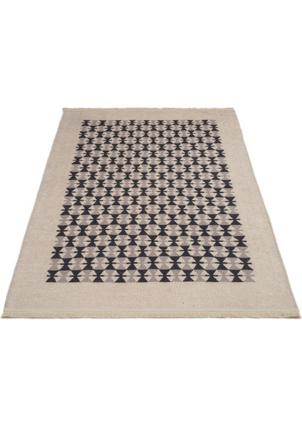 Utrecht Etnik Siyah Polyester Dikdörtgen Modern Desenli Pamuk Makinada Yıkanabilir Hav Toz Vermez Leke Tutmayan Kaymaz Taban Dijital Makine Baskı Salon Yolluk Mutfak Halı fiyatları