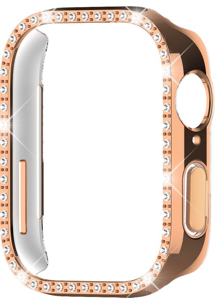 Huawei Watch Fit 3 Ile Uyumlu Zarif Kristal Taşlı Kasa Koruyucu Kılıf modelleri