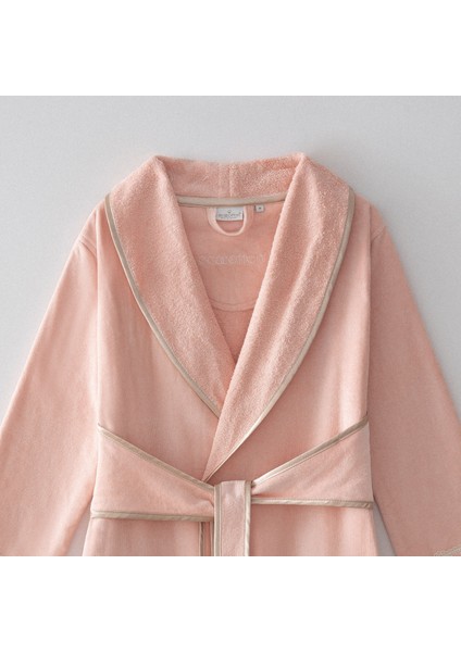 Tuğsen Kadın Bornoz %100 Organik Pamuk Güpürlü Pudra fiyatları