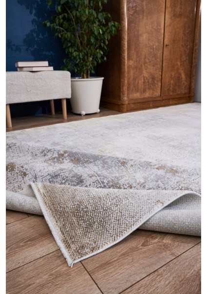 Jackson Modern Gold Bambu Dikdörtgen Modern Desenli Akrilik Hav Vermeyen Leke Tutmayan Kolay Temizlenen Yumuşak Makine Salon Yolluk Mutfak Halı indirimleri