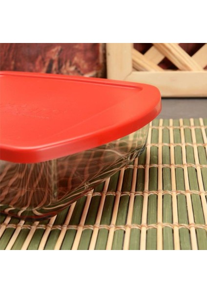 Kare Kapaklı Borcam Dayanıklı Cam Malzeme ile 640 ml Sızdırmaz Tasarım modelleri