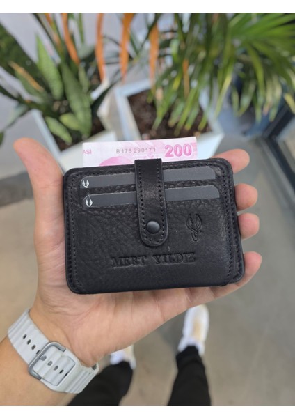 Visso 8600 Hakiki Deri Çıtçıtlı Akordeon Kartlık Kimlik ve Kağıt Para Bölmeli Kişiye Isme Özel Bay Bayan Çanta Yeni Ürün