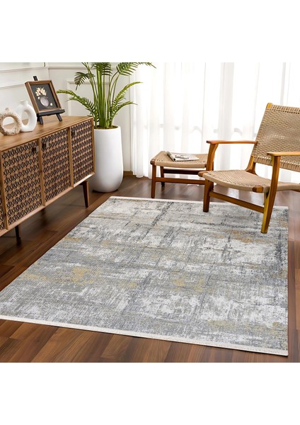 Krem Modern Etnik Desenli Pamuk Makinada Yıkanabilir Hav Toz Vermez Leke Tutmayan Kaymaz Taban Dijital Makine Baskı Salon Yolluk Mutfak Halı fırsatları