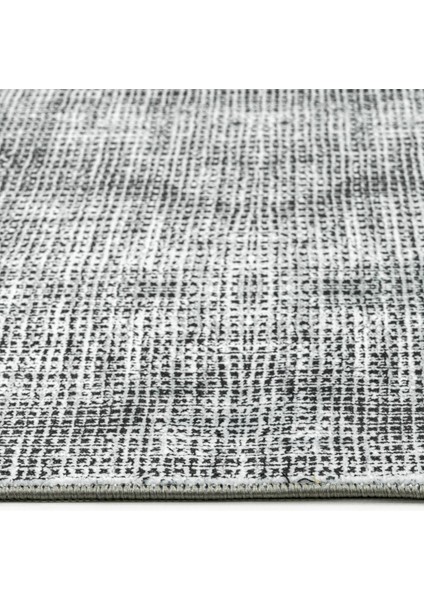 Priyam Gri Modern Etnik Desenli Bambu Makinada Yıkanabilir Hav Toz Vermez Leke Tutmayan Kaymaz Taban Dijital Makine Baskı Salon Yolluk Mutfak Halı modelleri