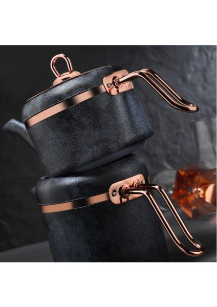 Royal Stone Çaydanlık Takımı Antrasit Bakır RSA-02TL fiyatları