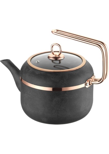 Royal Stone 2,5 Lt Çaydanlık Antrasit & Bakır