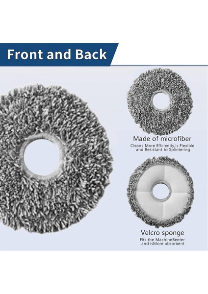 Cecotec Conga 9590/9990/10090 Aı Spin Revolution Ultra Power Elektrikli Süpürge Yedek Parçaları Için Vakumlu Paspas Bezi 12 Adet (Yurt Dışından) fırsatları
