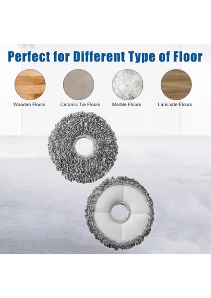 Cecotec Conga 9590/9990/10090 Aı Spin Revolution Ultra Power Elektrikli Süpürge Yedek Parçaları Için Vakumlu Paspas Bezi 12 Adet (Yurt Dışından) indirimleri