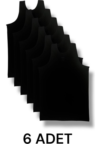 Askılı Erkek Atlet Pamuklu 6'lı Paket