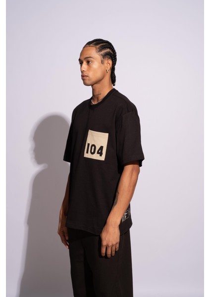 Erkek Oversize T-Shirt 104 Siyah fırsatları