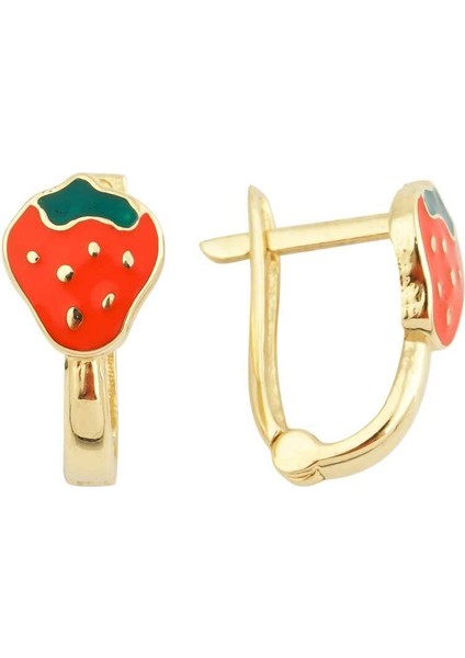 Çilek Çocuk Küpesi