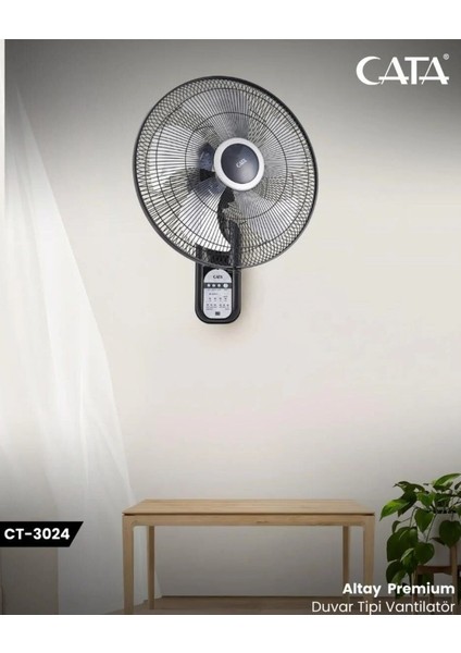 Cata CT-3024 Altay Premium Duvar Tipi Vantilatör Kumandali fiyatları