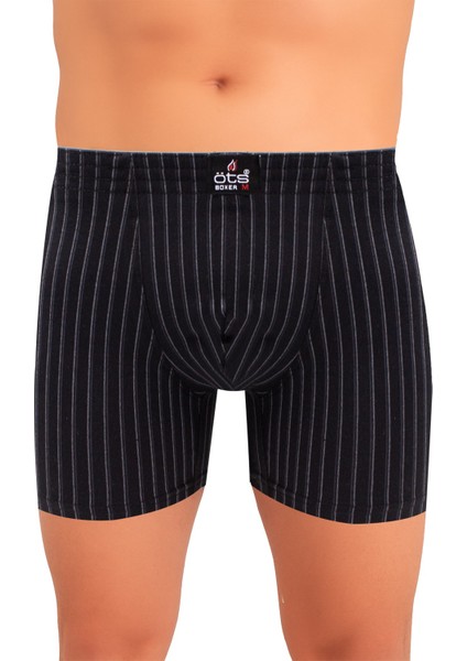 Erkek Boxer Çizgili (%96 Pamuk - %4 Elastan)
