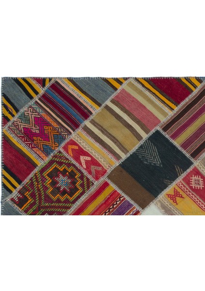 Atina Yeşil Eskitme Yün Modern Desenli Yün Hav Toz Vermez Leke Tutmayan Salon Yolluk Mutfak El Dokuma Halı fırsatları