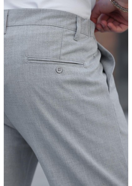 Gri Rahat Kesim Erkek Kumaş Pantolon E6577 indirimleri