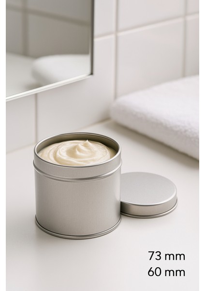 Paslanmaz Çelik Çok Amaçlı Gri Silindir Saklama Kutusu kapaklı 250ML, (Baharat, Kahve, Çay,Çerez, Mumluk...) çapı 73mm, yükseklik 60mm fırsatları