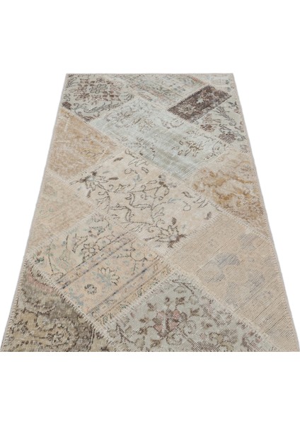 Girit Bej Çizgili Yün Modern Desenli Yün Hav Toz Vermez Leke Tutmayan Salon Yolluk Mutfak El Dokuma Halı modelleri