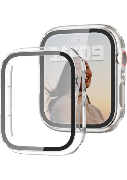 Apple Watch 40MM 4-5-6 Se Seri Uyumlu Starlight 360 Derece Koruma ve Temperli Cam Ekran Koruyucu