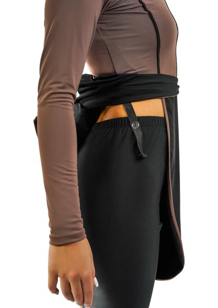 Hızlı Kuruyan Mayo Kumaşı Likralı Kadın Tesettür Mayo 2177 modelleri