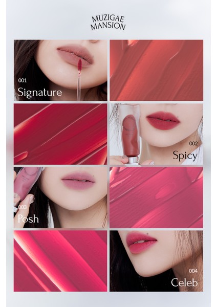 Hyalüronik Asit İçerikli, Nemlendirici ve Kalıcı Tint MUZIGAE MANSION Objet Water (008 Pitch) fırsatları