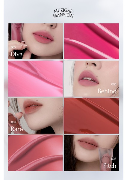 Hyalüronik Asit İçerikli, Nemlendirici ve Kalıcı Tint MUZIGAE MANSION Objet Water (008 Pitch) indirimleri