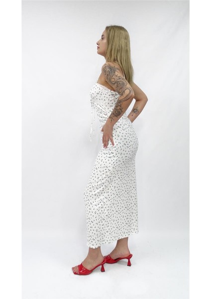 Kadın Ip Askılı Desenli Bürümcük Elbise fiyatları