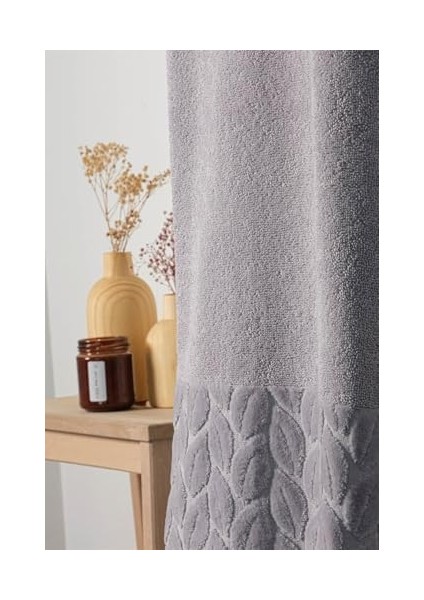 Hazal Pamuklu Banyo Havlusu 610 gr Gri modelleri