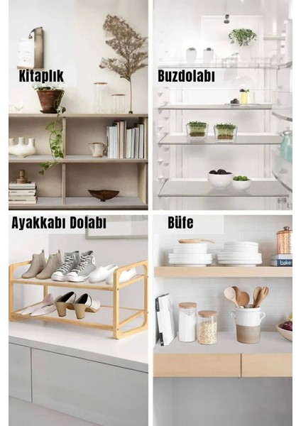 ( 3 Adet ) Çok Amaçlı Pratik Kaydırmaz 45 cm x 3 Metre Raf Örtüsü (Mutfak-Dolap Içi-Buzdolabı ) fırsatları