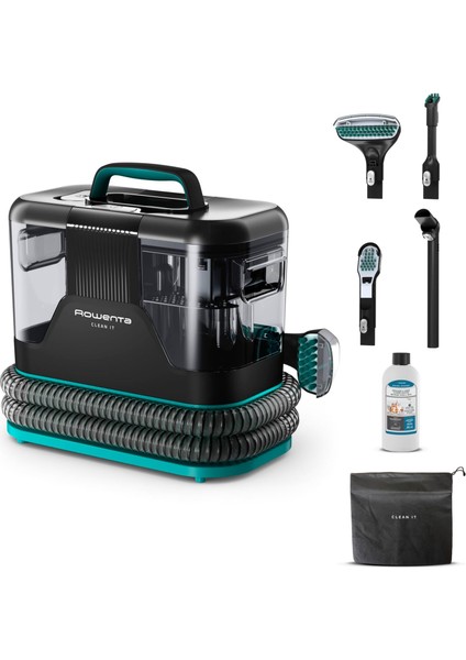 Clean It Leke Temizleyici – 750 W, 5 Başlık, 2.3 L Su Tankı, Halı & Döşeme Için Islak Temizlik