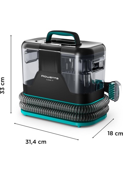 Clean It Leke Temizleyici – 750 W, 5 Başlık, 2.3 L Su Tankı, Halı & Döşeme Için Islak Temizlik fiyatları