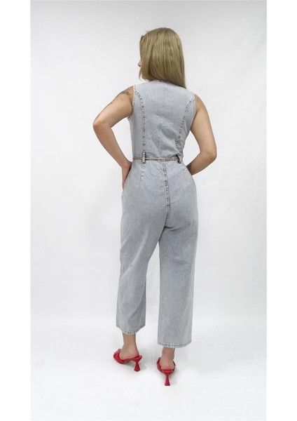 Kadın Jinox Yelekli Kot Tulum modelleri