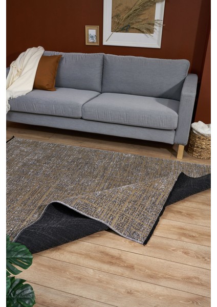 Raleigh Gri Geometrik Etnik Modern Desenli Hav Vermeyen Leke Tutmayan Kolay Temizlenen Yumuşak Makine Salon Yolluk Mutfak Halı modelleri