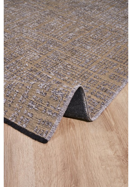 Raleigh Gri Geometrik Etnik Modern Desenli Hav Vermeyen Leke Tutmayan Kolay Temizlenen Yumuşak Makine Salon Yolluk Mutfak Halı fırsatları